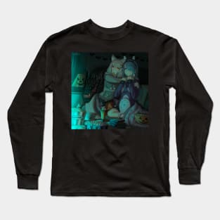 Halloween movie night Long Sleeve T-Shirt